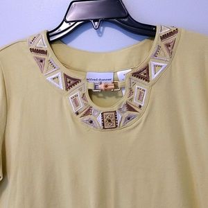 Alfred Dunner Women's top petite medium